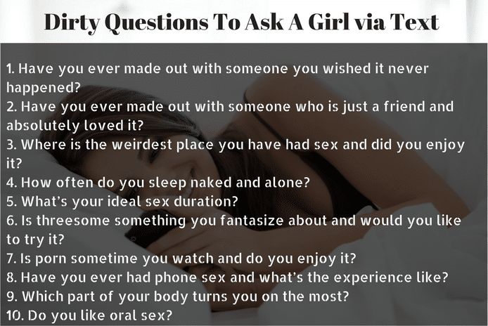 Sex questions to ask a girl